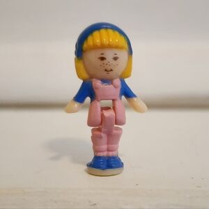 Adorable Pink and Blue Doll Figure
